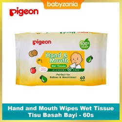 Pigeon Baby Hand and Mouth Wipes Wet Tissue Tisu...